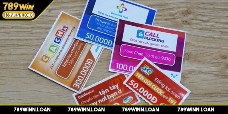 Nạp tiền 789WIN qua thẻ cào